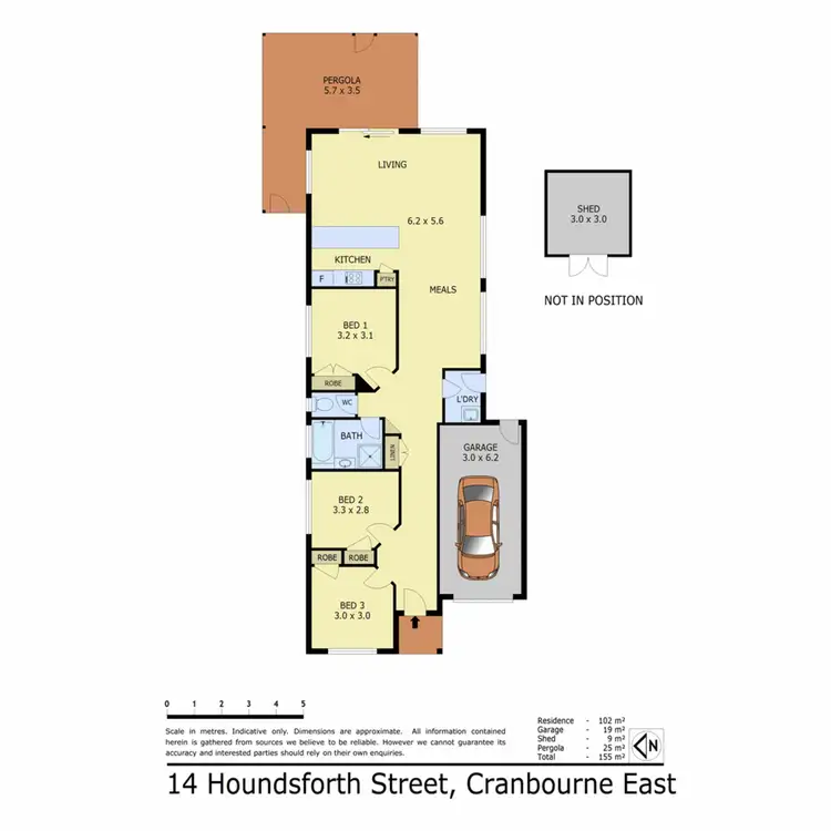 Floorplan of Homely house listing, 14 Houndsforth Street, Cranbourne East VIC 3977