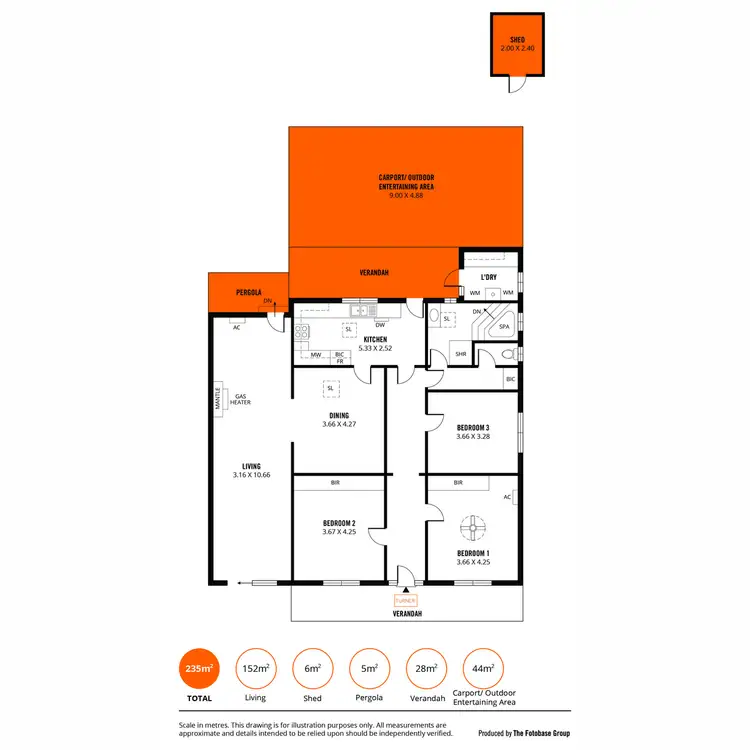 Floorplan of Homely house listing, 26 Eaton Street, Cumberland Park SA 5041