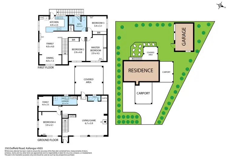 Floorplan of Homely house listing, 250 Duffield Road, Kallangur QLD 4503