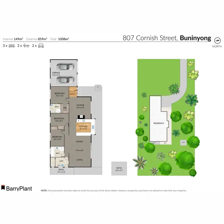 Floorplan of Homely house listing, 807 Cornish Street, Buninyong VIC 3357