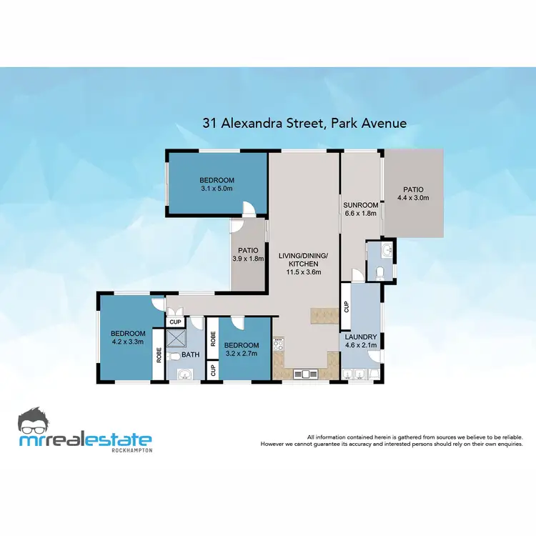 Floorplan of Homely house listing, 31 Alexandra Street, Park Avenue QLD 4701