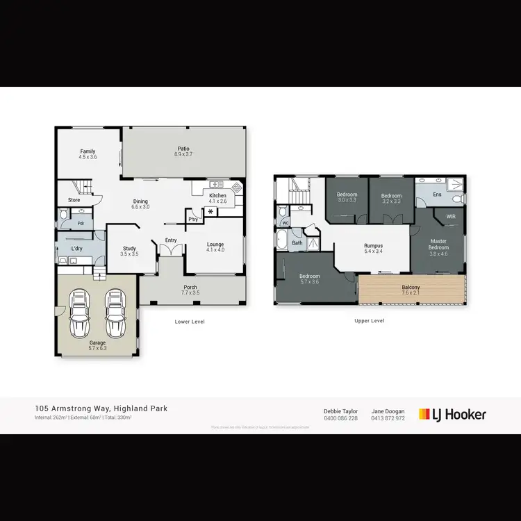 Floorplan of Homely house listing, 105 Armstrong Way, Highland Park QLD 4211