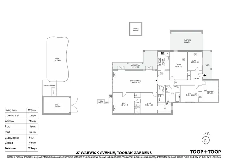 Floorplan of Homely house listing, 27 Warwick Avenue, Toorak Gardens SA 5065