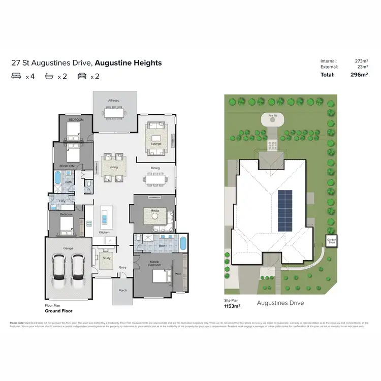 Floorplan of Homely house listing, 27 Saint Augustines Drive, Augustine Heights QLD 4300