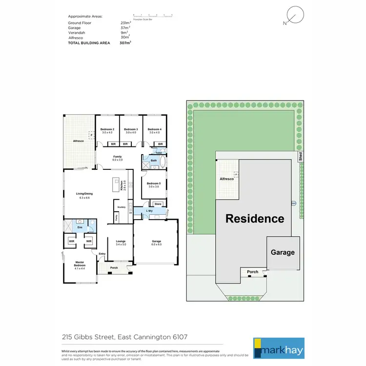 Floorplan of Homely house listing, 215 Gibbs Street, East Cannington WA 6107