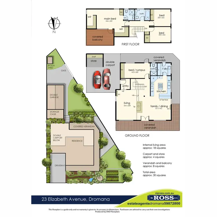 Floorplan of Homely house listing, 23 Elizabeth Avenue, Dromana VIC 3936