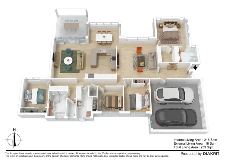 Floorplan of Homely house listing, 21 ABERNANT Court, Dakabin QLD 4503