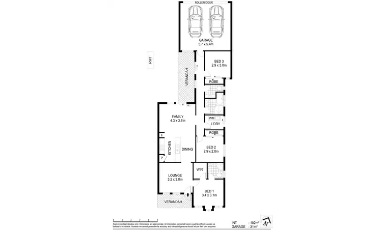 Floorplan of Homely house listing, 8 Catherine Place, Munno Para SA 5115
