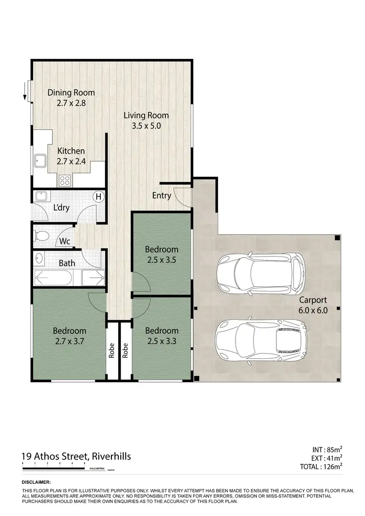 Floorplan of Homely house listing, 19 Athos Street, Riverhills QLD 4074