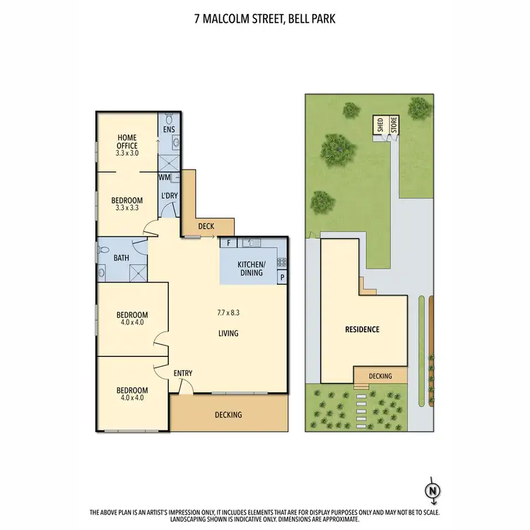Floorplan of Homely house listing, 7 Malcolm Street, Bell Park VIC 3215