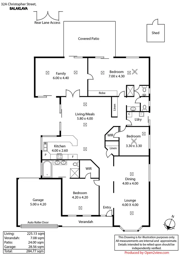 Floorplan of Homely house listing, 32A Christopher Street, Balaklava SA 5461