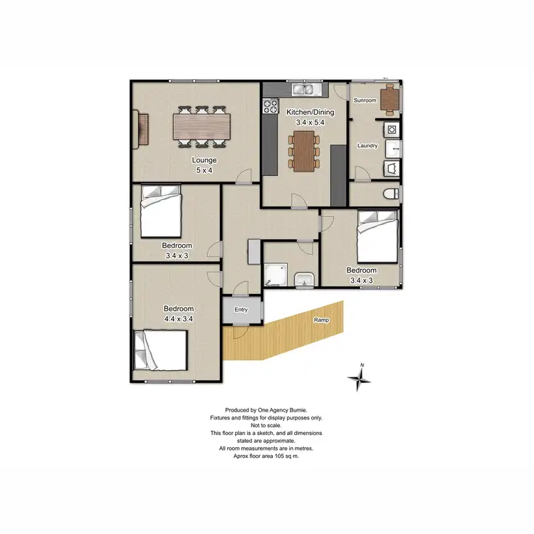 Floorplan of Homely house listing, 34 Grenville Street, Acton TAS 7320
