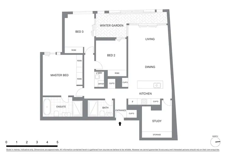 Floorplan of Homely apartment listing, 305/160 King Street, Sydney NSW 2000