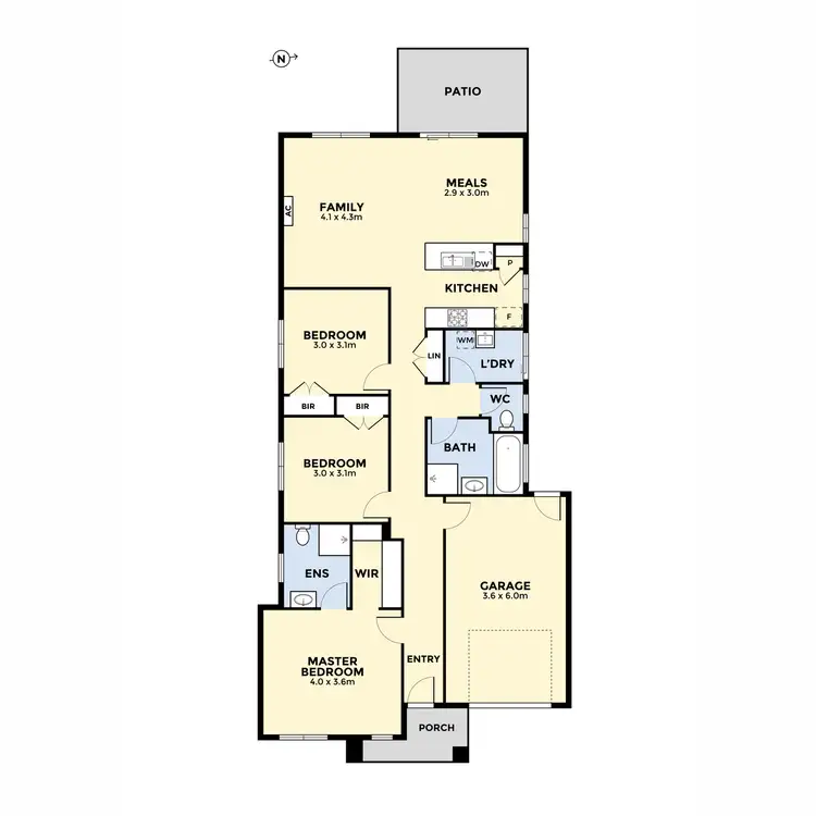Floorplan of Homely house listing, 13 Boswell Place, Truganina VIC 3029