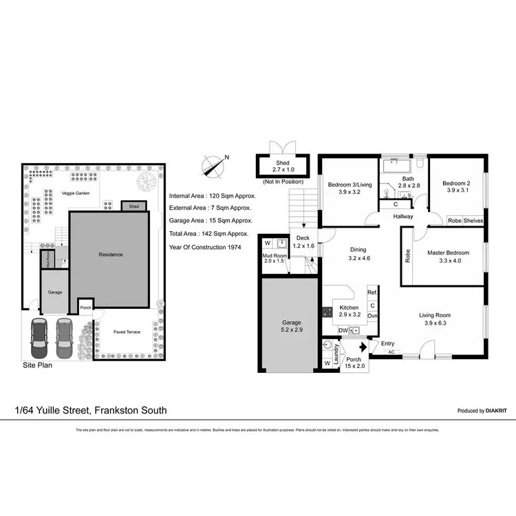 Floorplan of Homely house listing, 1/64 Yuille Street, Frankston South VIC 3199