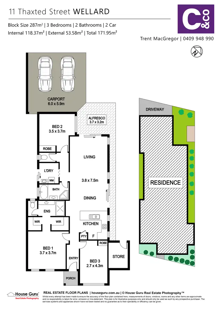 Floorplan of Homely house listing, 11 Thaxted Street, Wellard WA 6170