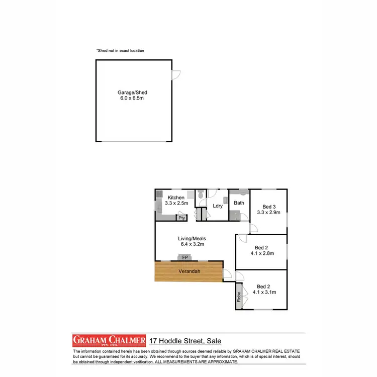Floorplan of Homely house listing, 17 Hoddle Street, Sale VIC 3850