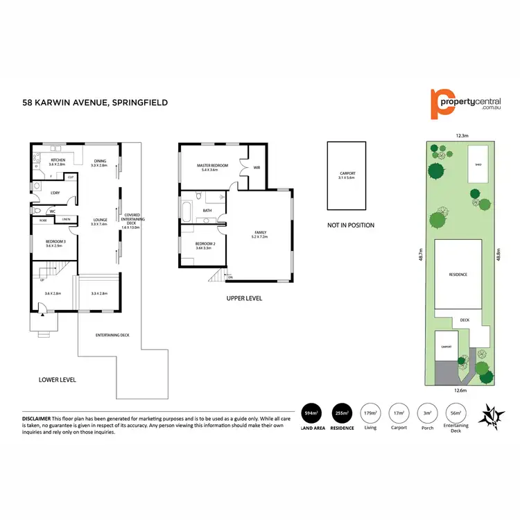 Floorplan of Homely house listing, 58 Karwin Avenue, Springfield NSW 2250
