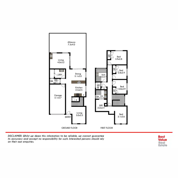 Floorplan of Homely house listing, 48 Mackay Crescent, Ropes Crossing NSW 2760
