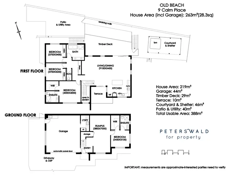 Floorplan of Homely house listing, 9 Calm Place, Old Beach TAS 7017