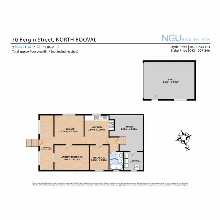 Floorplan of Homely house listing, 70 Bergin Street, North Booval QLD 4304