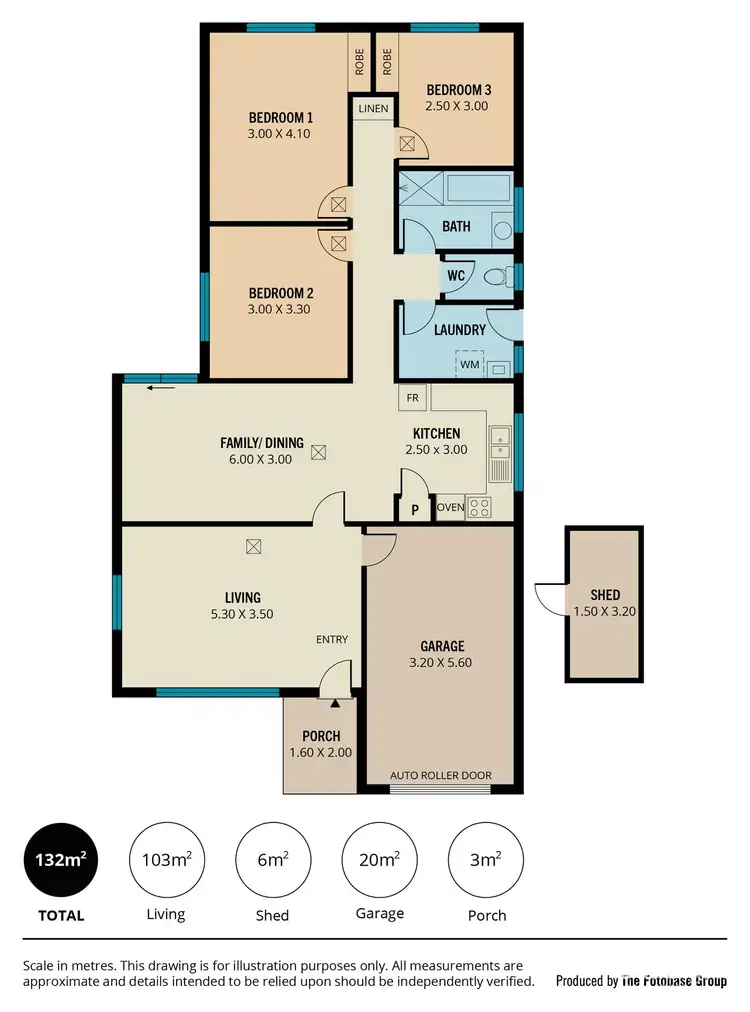 Floorplan of Homely house listing, 13 Tilbrook Court, Mclaren Vale SA 5171
