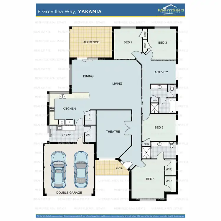Floorplan of Homely house listing, 8 Grevillea Way, Yakamia WA 6330