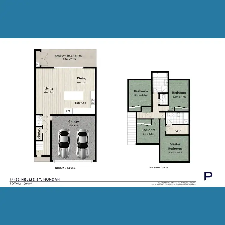 Floorplan of Homely townhouse listing, 1/132 Nellie Street, Nundah QLD 4012
