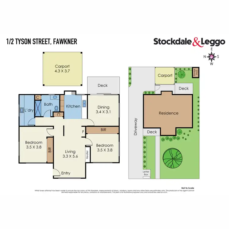 Floorplan of Homely house listing, 1/2 Tyson Street, Fawkner VIC 3060
