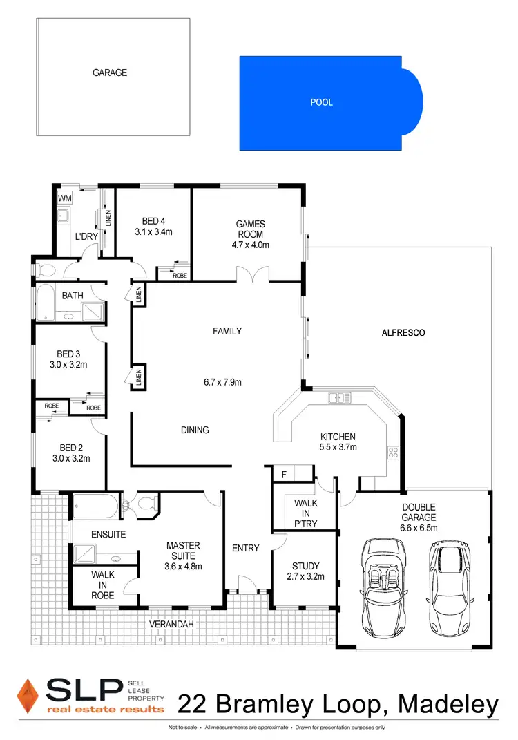 Floorplan of Homely house listing, 22 Bramley Loop, Madeley WA 6065