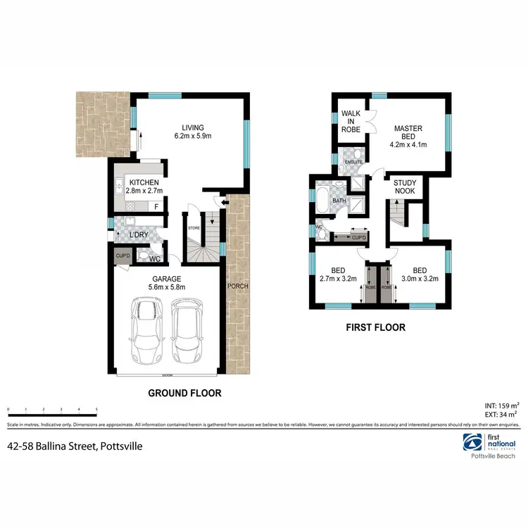 Floorplan of Homely townhouse listing, 24/42-58 Ballina Street, Pottsville NSW 2489