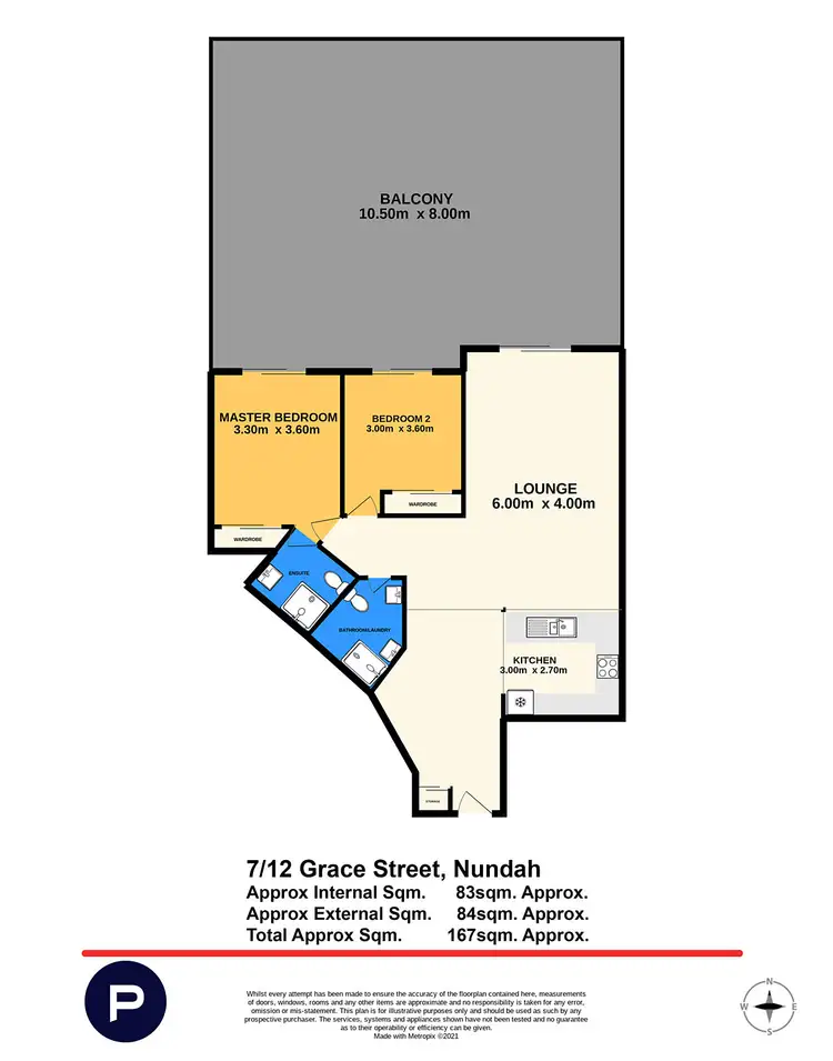 Floorplan of Homely apartment listing, 7/6-12 Grace Street, Nundah QLD 4012