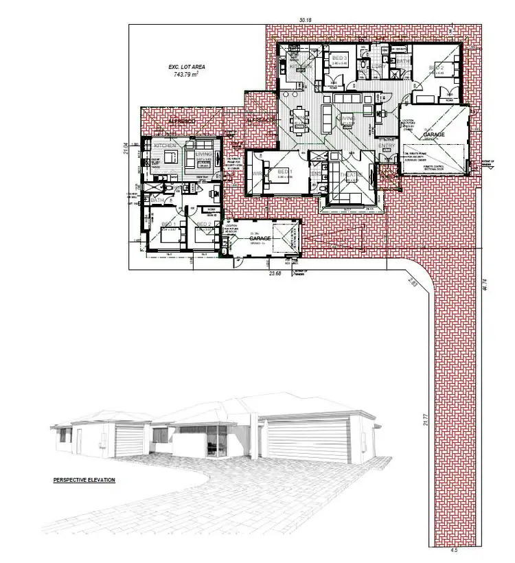 Floorplan of Homely land listing, 62A Railway Avenue, Middle Swan WA 6056