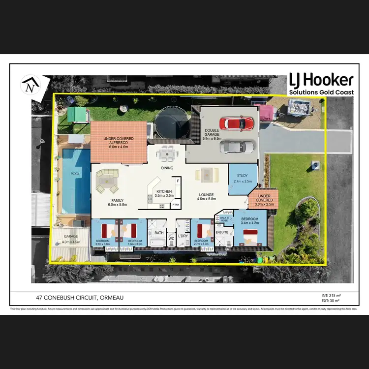 Floorplan of Homely house listing, 47 Conebush Circuit, Ormeau QLD 4208