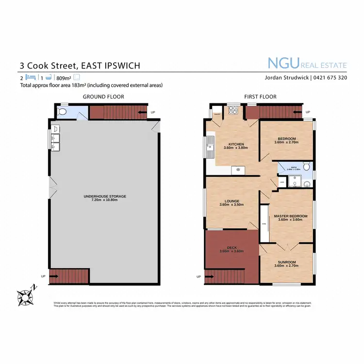 Floorplan of Homely house listing, 3 Cook Street, East Ipswich QLD 4305