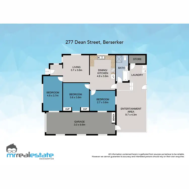 Floorplan of Homely house listing, 277 Dean Street, Berserker QLD 4701