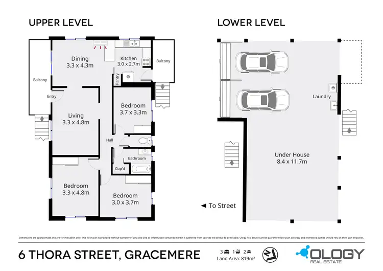 Floorplan of Homely house listing, 6 Thora Street, Gracemere QLD 4702