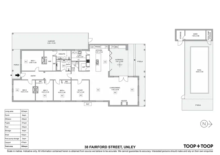 Floorplan of Homely house listing, 38 Fairford Street, Unley SA 5061