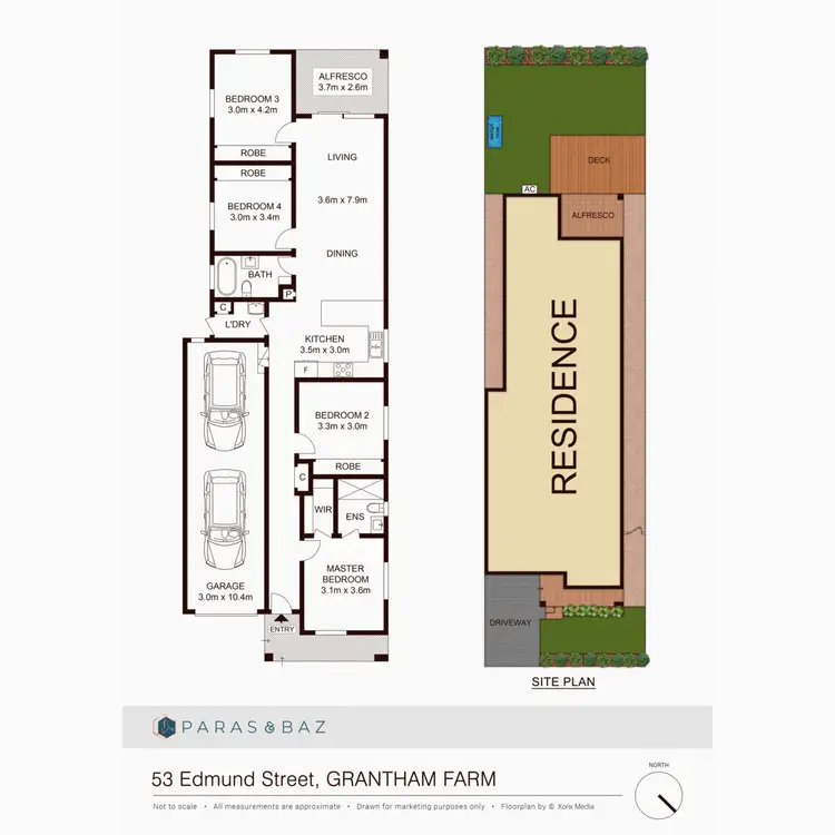 Floorplan of Homely house listing, 53 Edmund Street, Riverstone NSW 2765