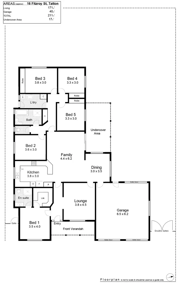 Floorplan of Homely house listing, 16 Fitzroy Street, Tatton NSW 2650