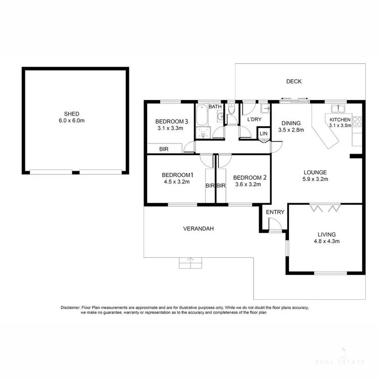 Floorplan of Homely house listing, 4 Harley Street, Allendale East SA 5291