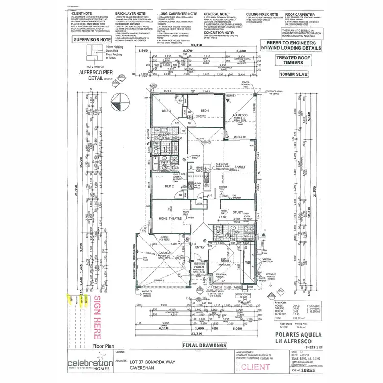 Floorplan of Homely house listing, 12 Bonarda Way, Caversham WA 6055