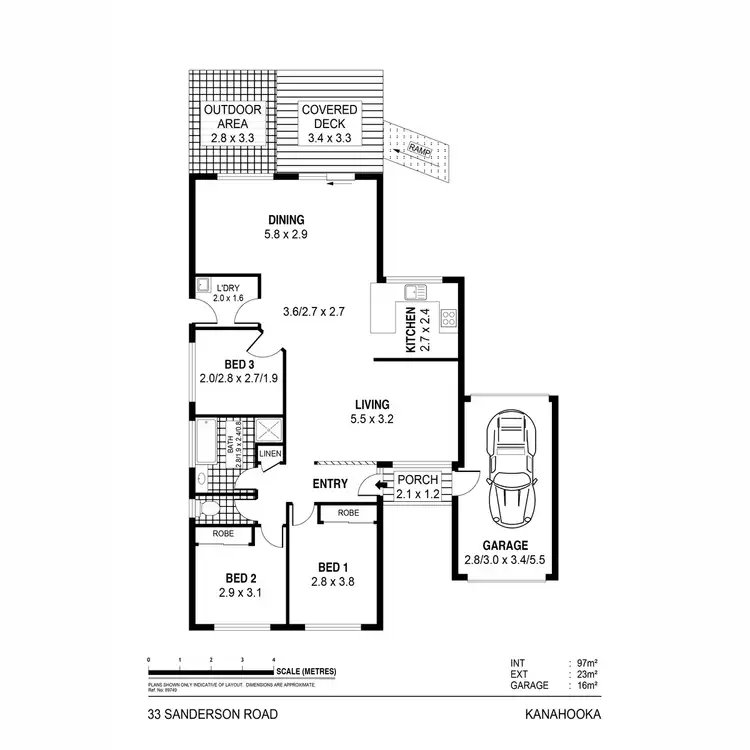 Floorplan of Homely house listing, 33 Sanderson Road, Kanahooka NSW 2530