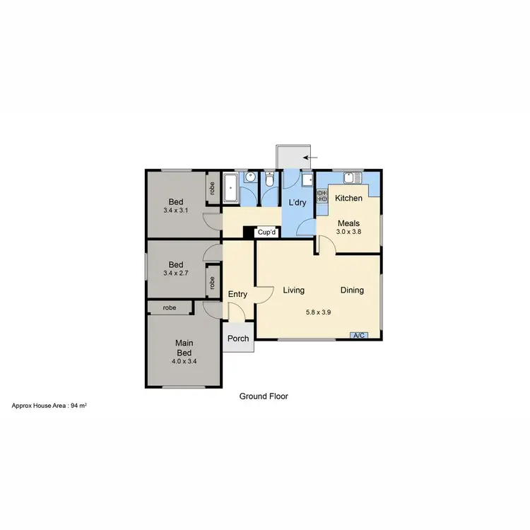 Floorplan of Homely house listing, 17 Longleaf Street, Frankston North VIC 3200