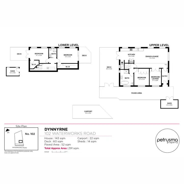 Floorplan of Homely house listing, 102 Waterworks Road, Dynnyrne TAS 7005