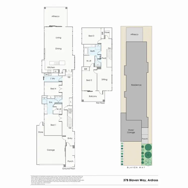 Floorplan of Homely house listing, 37B Blaven Way, Ardross WA 6153