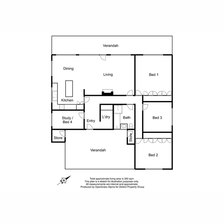 Floorplan of Homely house listing, 83 Jamieson-Licola Road, Jamieson VIC 3723
