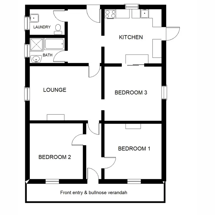 Floorplan of Homely house listing, 54 Arkaba Street, Hawker SA 5434