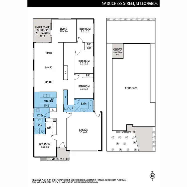 Floorplan of Homely house listing, 69 Duchess Drive, St Leonards VIC 3223