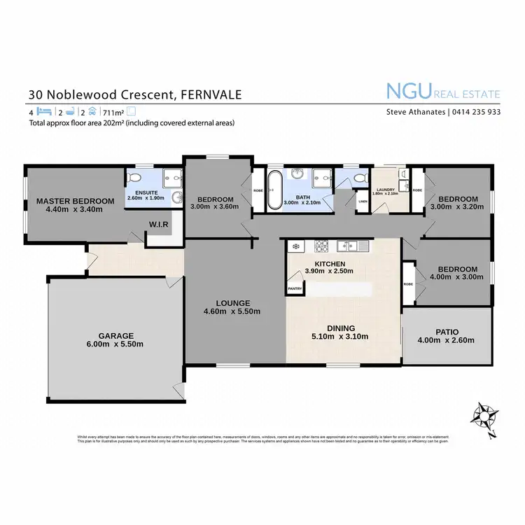 Floorplan of Homely house listing, 30 Noblewood Crescent, Fernvale QLD 4306
